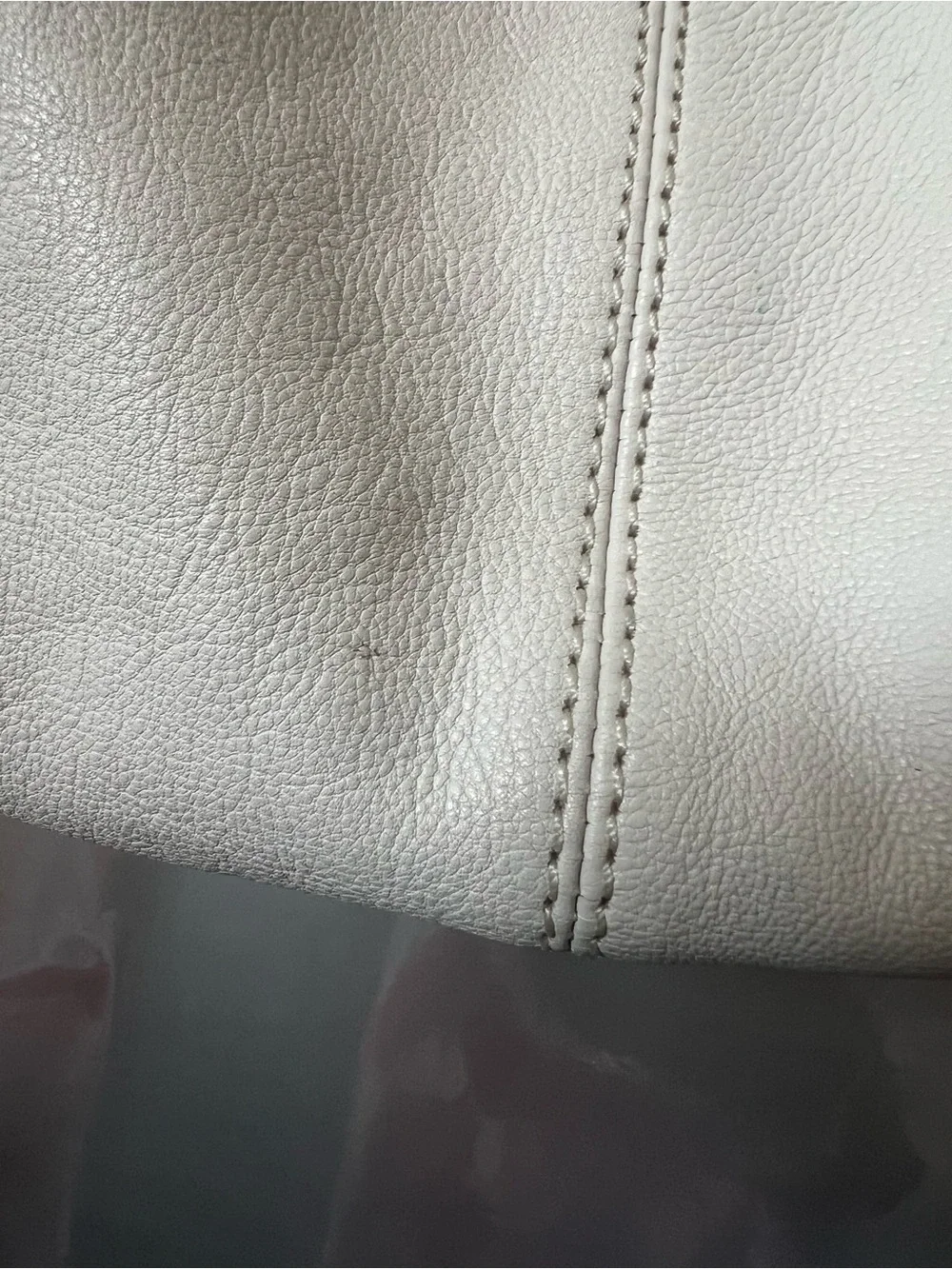 *PROJECT BAG** MICHAEL Michael Kors White and Brown Leather Shoulder Tote.